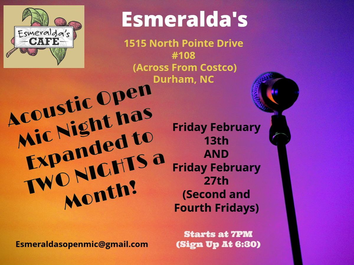 Bimonthly Acoustic Open Mic