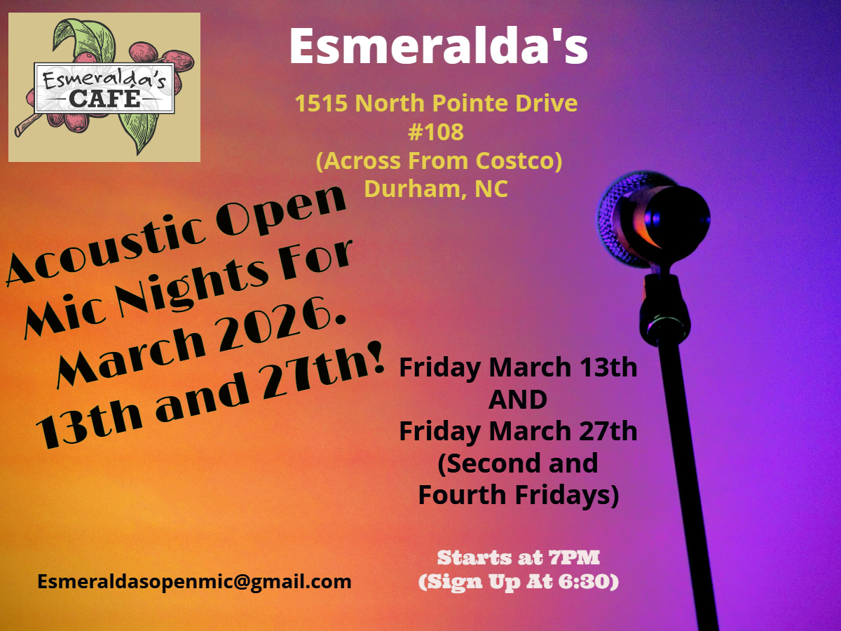 Esmeralda's Acoustic Open Mic Night 